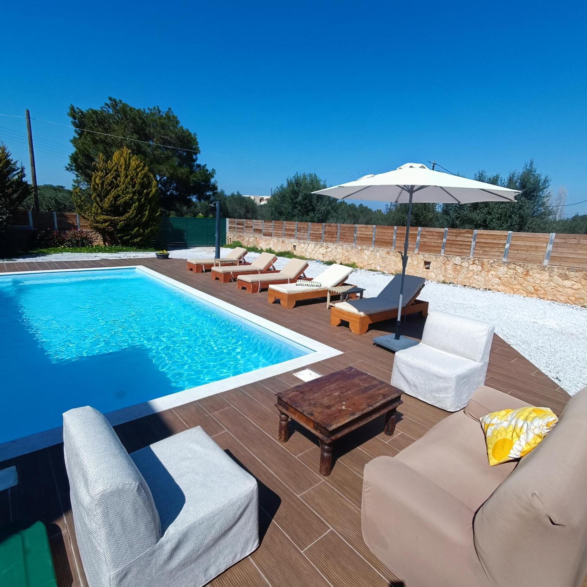 Drosoula Villa 3Bdr Private Swimming Pool Χωραφάκια Εξωτερικό φωτογραφία